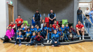 Munster Players Visit Limerick Youth Service Centre