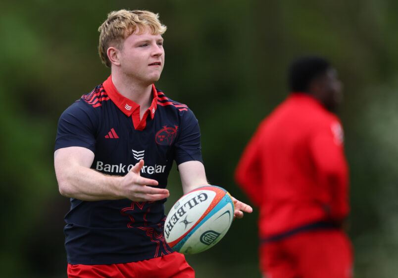 Rob Carney at Munster training in May.