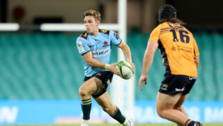 Will Harrison in action for the Waratahs.