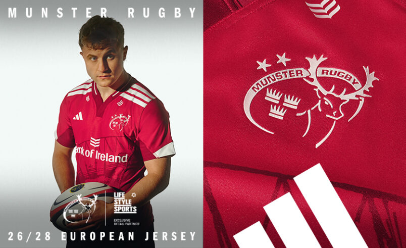 New adidas Munster Rugby European Jersey On Sale Today