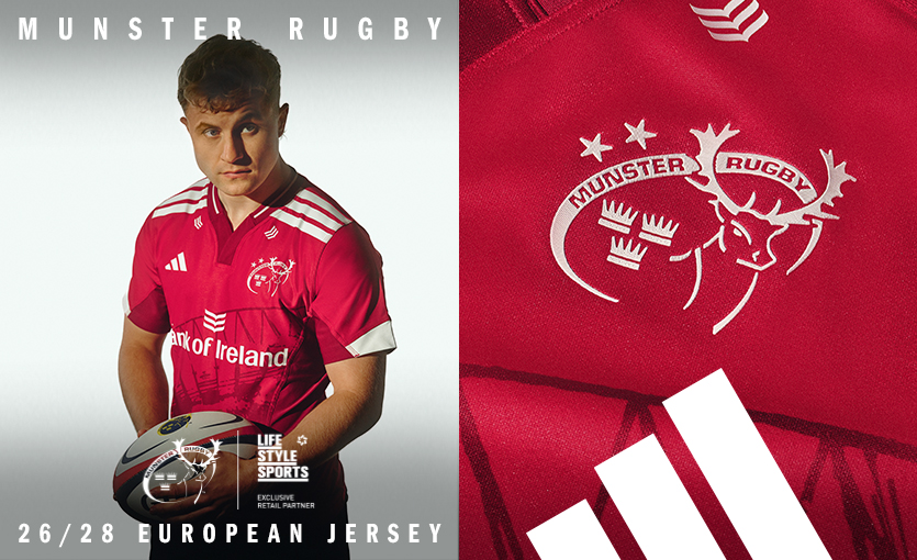New adidas Munster Rugby European Jersey On Sale Today