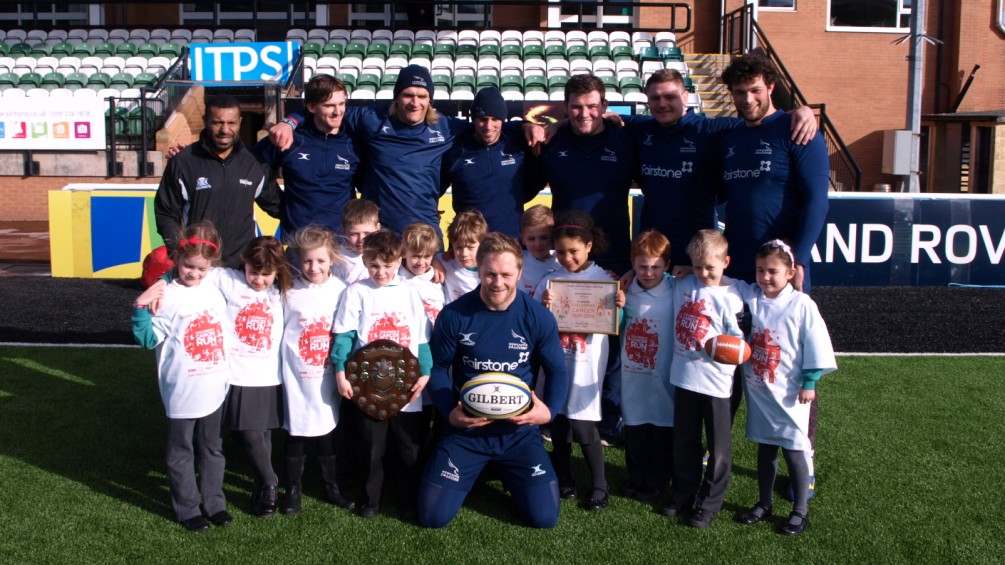 Newcastle Falcons launch Children’s Cancer Run