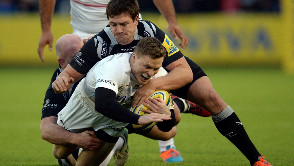 Newcastle Falcons 23 Saracens 25