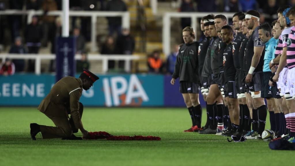 Aviva Premiership Rugby clubs commemorate Remembrance Day