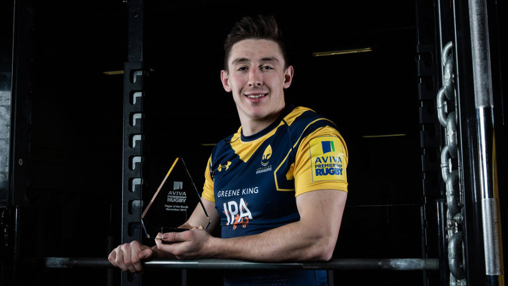 Josh Adams wins Aviva Premiership Rugby Player of the Month