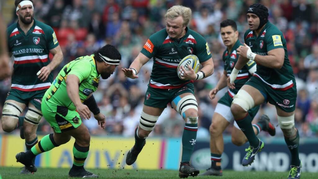 Aviva Premiership Rugby, Northampton Saints, Leicester Tigers, Ellis Genge