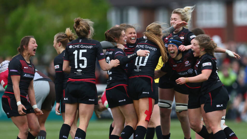 Saracen's Women celebrate