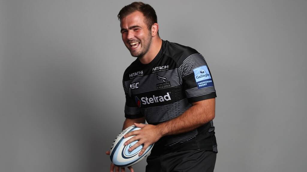 George McGuigan after a fresh start despite history with Newcastle Falcons