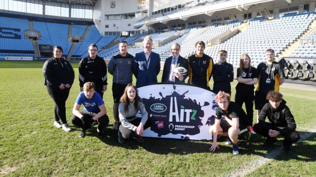 MP Mark Pawsey visits Premiership Rugby’s HITZ programme at Wasps
