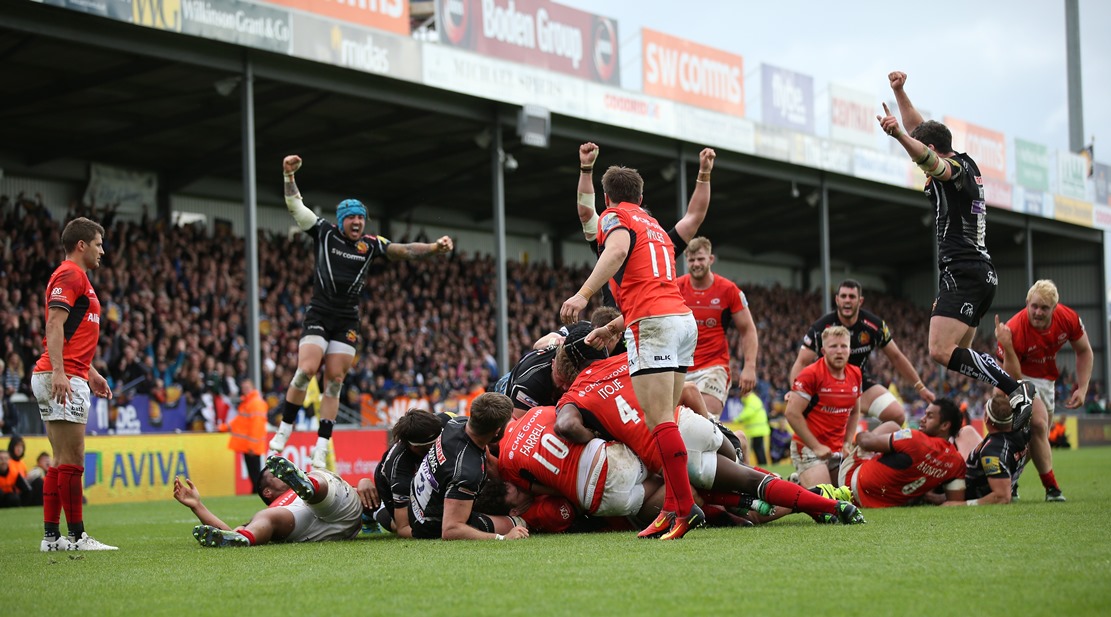 preview image for Throwback Thursday: Seismic Saracens versus Exeter Chiefs clashes