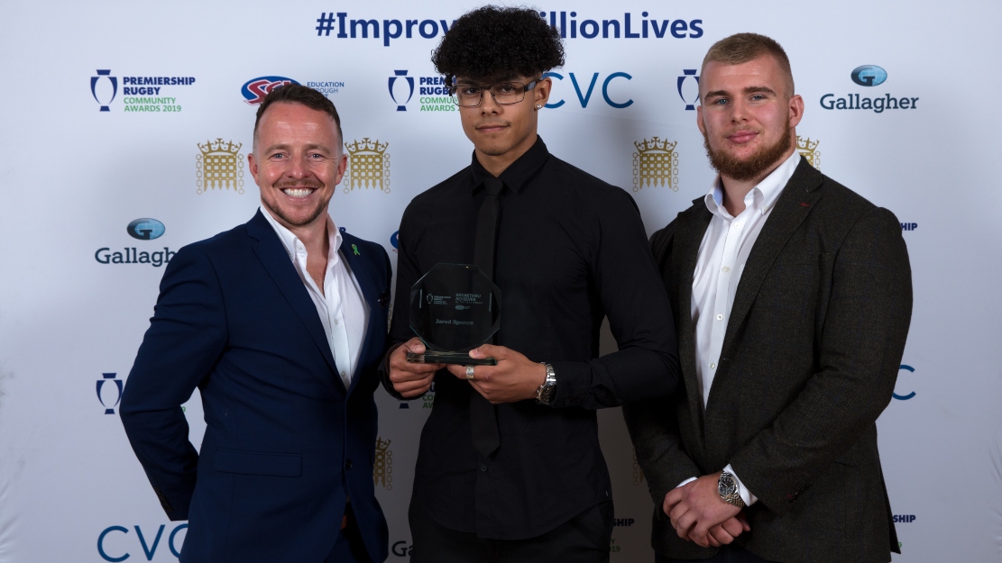 preview image for Gloucester Rugby’s Jared Spence crowned BREAKTHRU Achiever of the Year