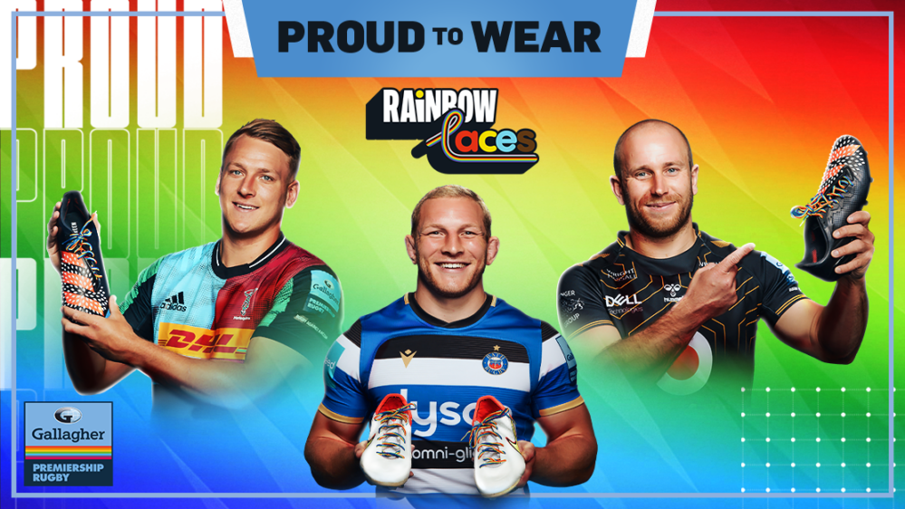 Premiership Rugby and Gallagher Join Forces to Support Stonewall’s Rainbow Laces campaign Premiership Rugby and Gallagher Join Forces to Support Stonewall’s Rainbow Laces campaign