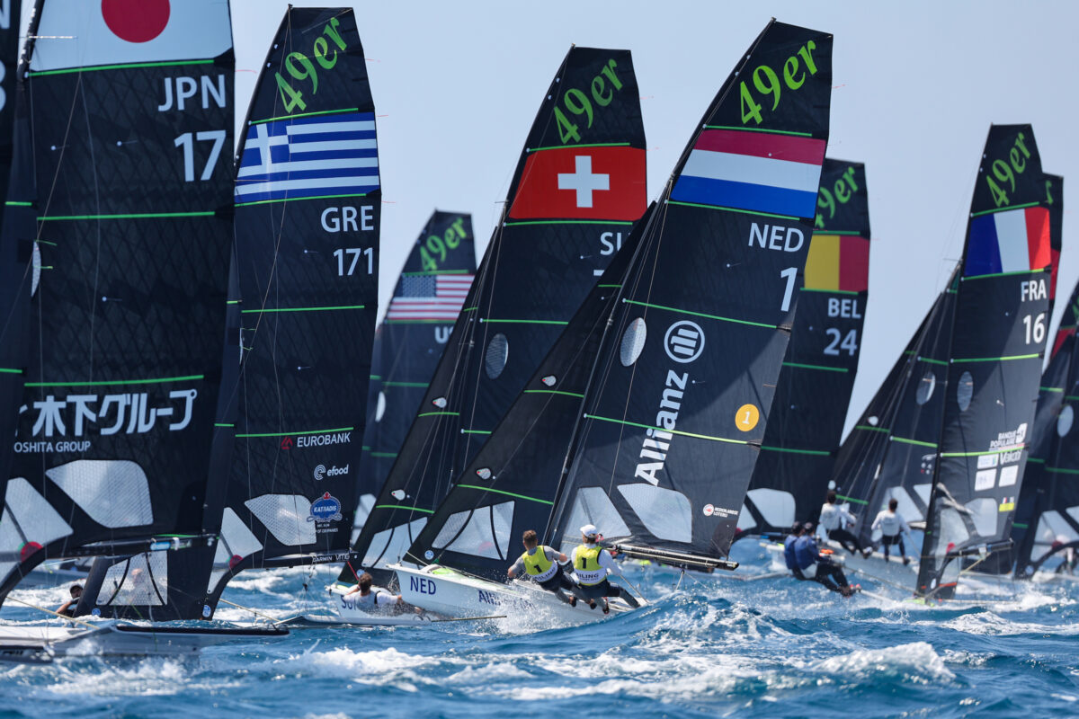 Paris 2024 Olympic Sailing Test Event, Marseille, France.