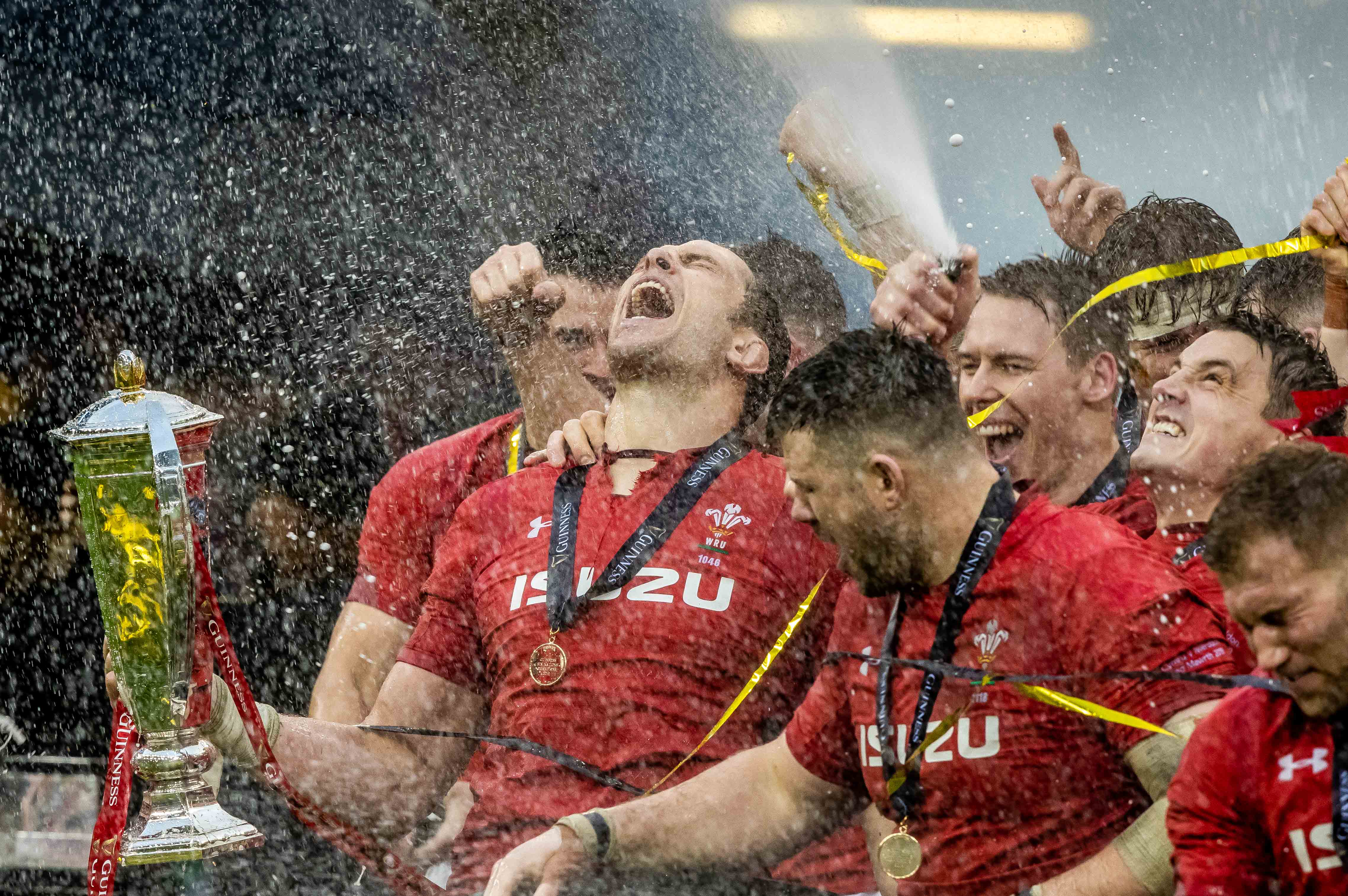 Six Nations Rugby IN PICTURES Wales celebrate Grand Slam glory