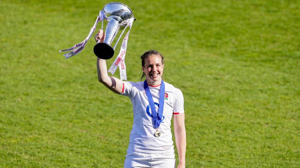 Emily Scarratt trophy Middleton Emily Scarratt trophy Middleton