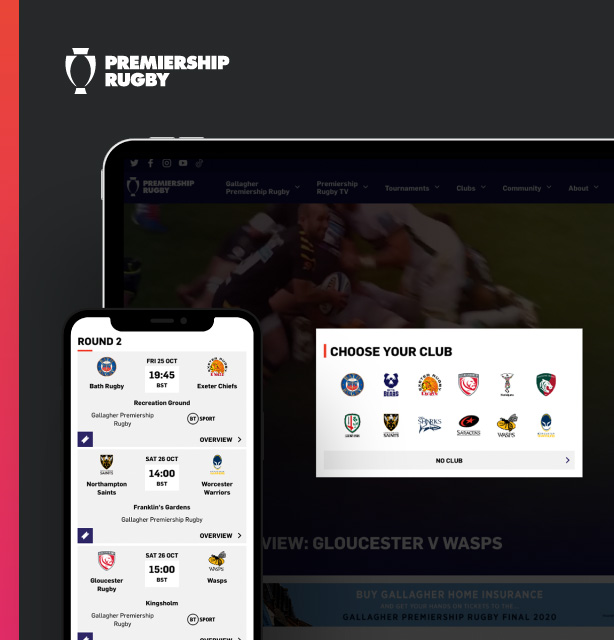 New Premiership Rugby website