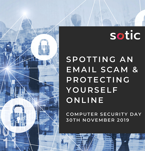Computer Security Day 2019 - Spotting an email scam