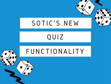 Sotic's quiz functionality Sotic's quiz functionality