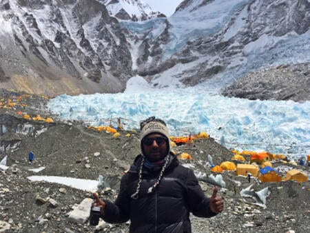 Team Sotic's Thinesh Jegan conquers the Himalayas Team Sotic's Thinesh Jegan conquers the Himalayas