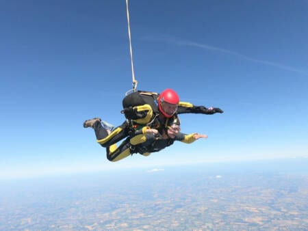 Sophie McConnell, Sotic Marketing Assistant skydiving to raise funds for VSO Sophie McConnell, Sotic Marketing Assistant skydiving to raise funds for VSO