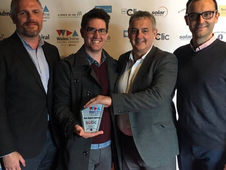 Sotic win at the Wales Online Digital Awards 2019 Sotic win at the Wales Online Digital Awards 2019