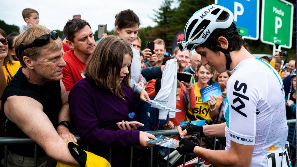 Geraint Thomas Tour of Britain 2018 Pembrey Country Park