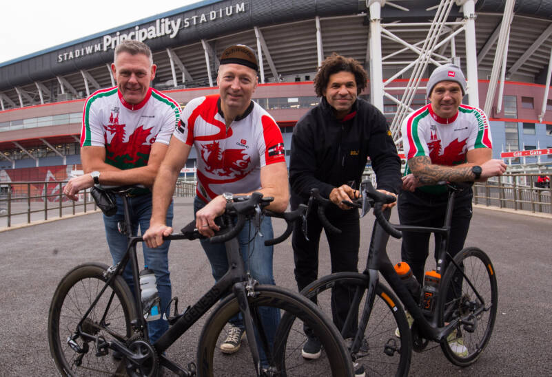Welsh Rugby Union | Wales & Regions | Ex-Wales stars on their bikes for ...
