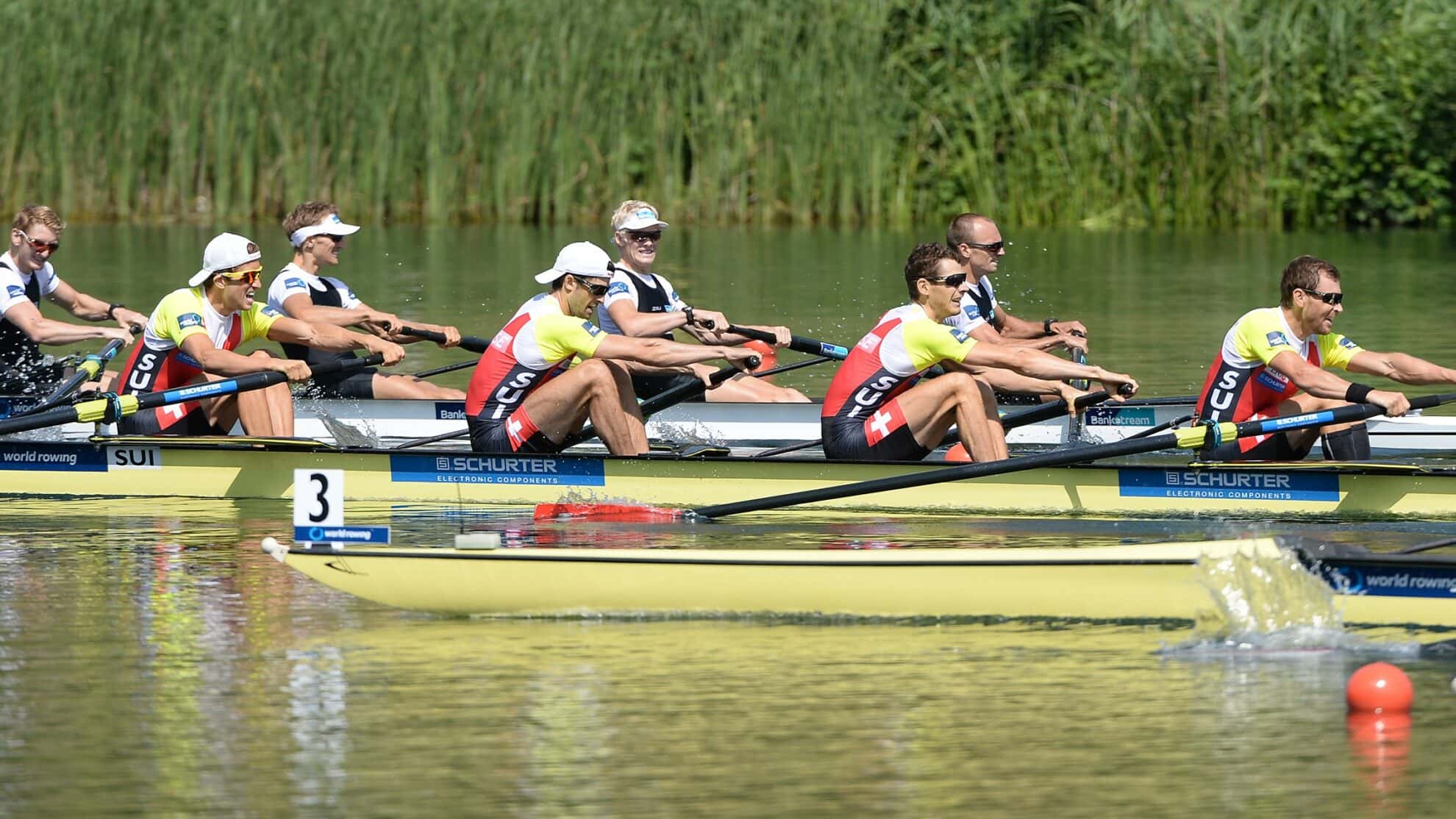 No comfort for the Swiss - Lightweight men's four - World Rowing