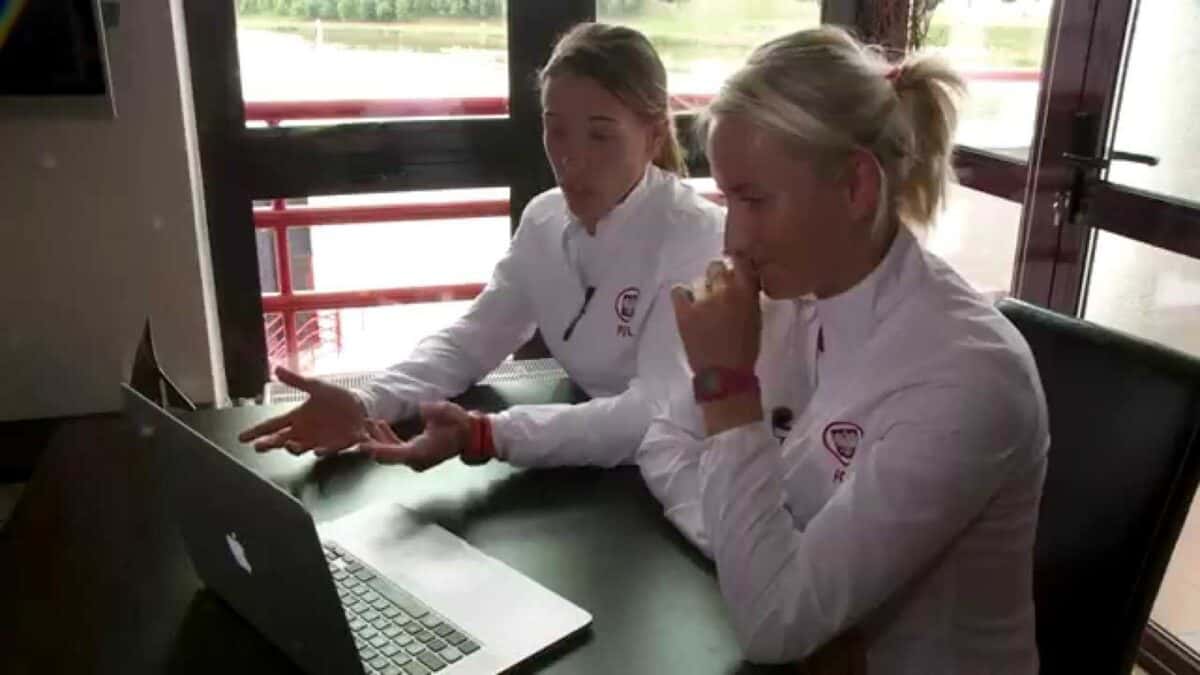 Race talk with reigning European Rowing Champions Magdalena Fularczyk and Natalia Madaj (Poland)