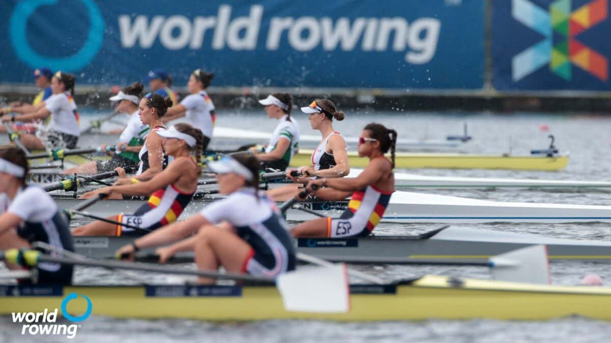 The 2000m test for medals at World Rowing Cup III in Rotterdam World