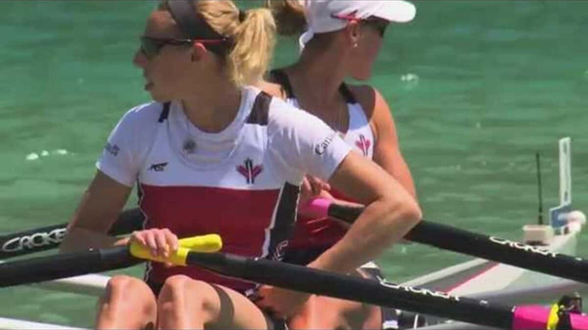 Identical? Lightweight men's and women's doubles at the World Rowing Cup II in Aiguebelette, FRA