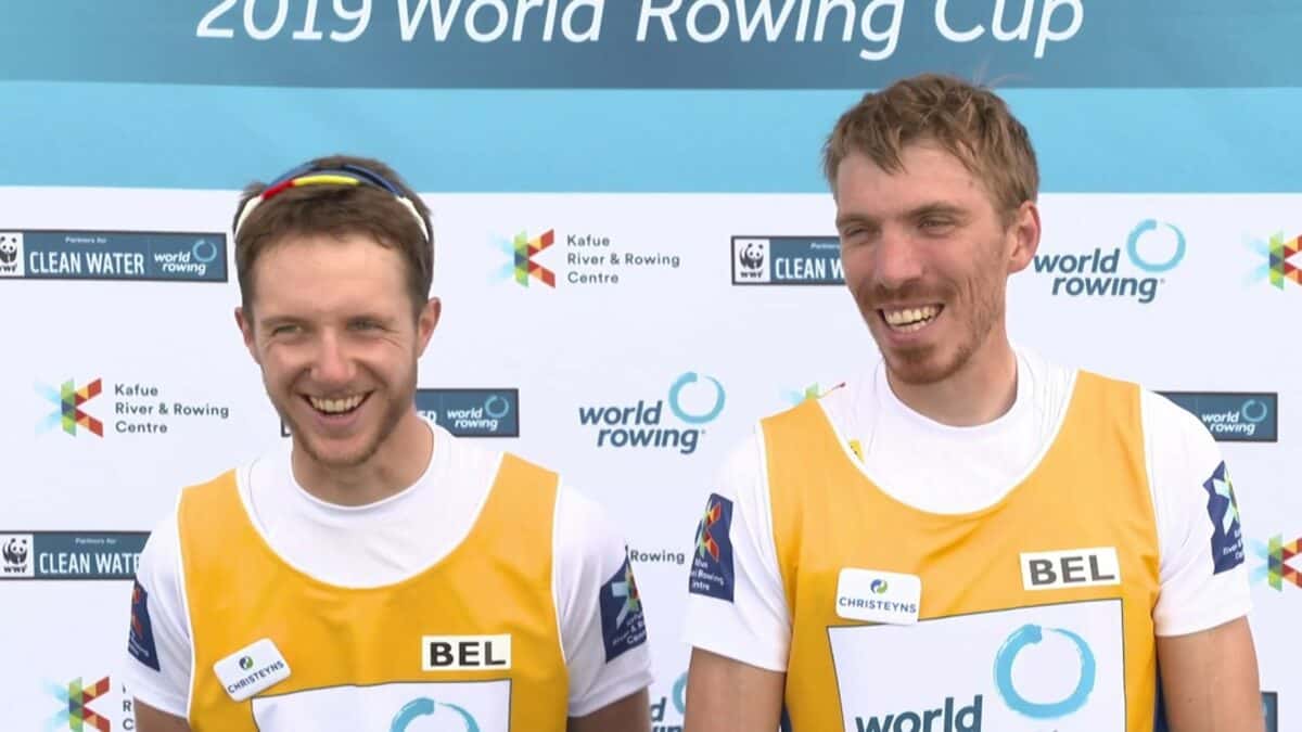 Tim Brys and Niels Van Zandweghe Interview 2019 World Rowing Cup I