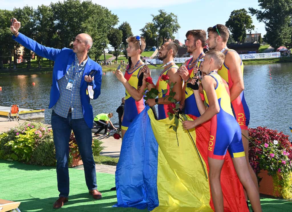 AFinal podiums at the 2021 European Rowing Under 23 Championships in