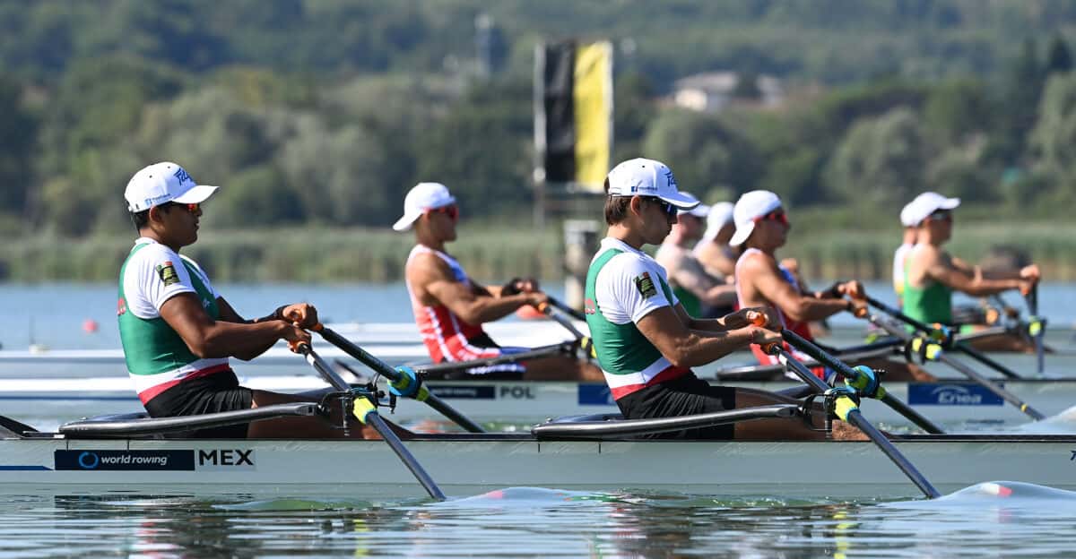 Italy World Rowing Course Under 19 Wednesday racing at the 2022 World Rowing Under 19 & Under 23 ...