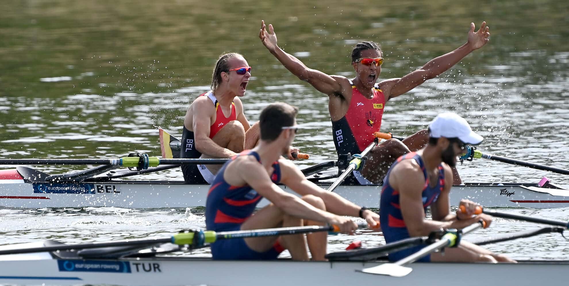 Day Two racing at the 2022 European Rowing Under 23 Championships in
