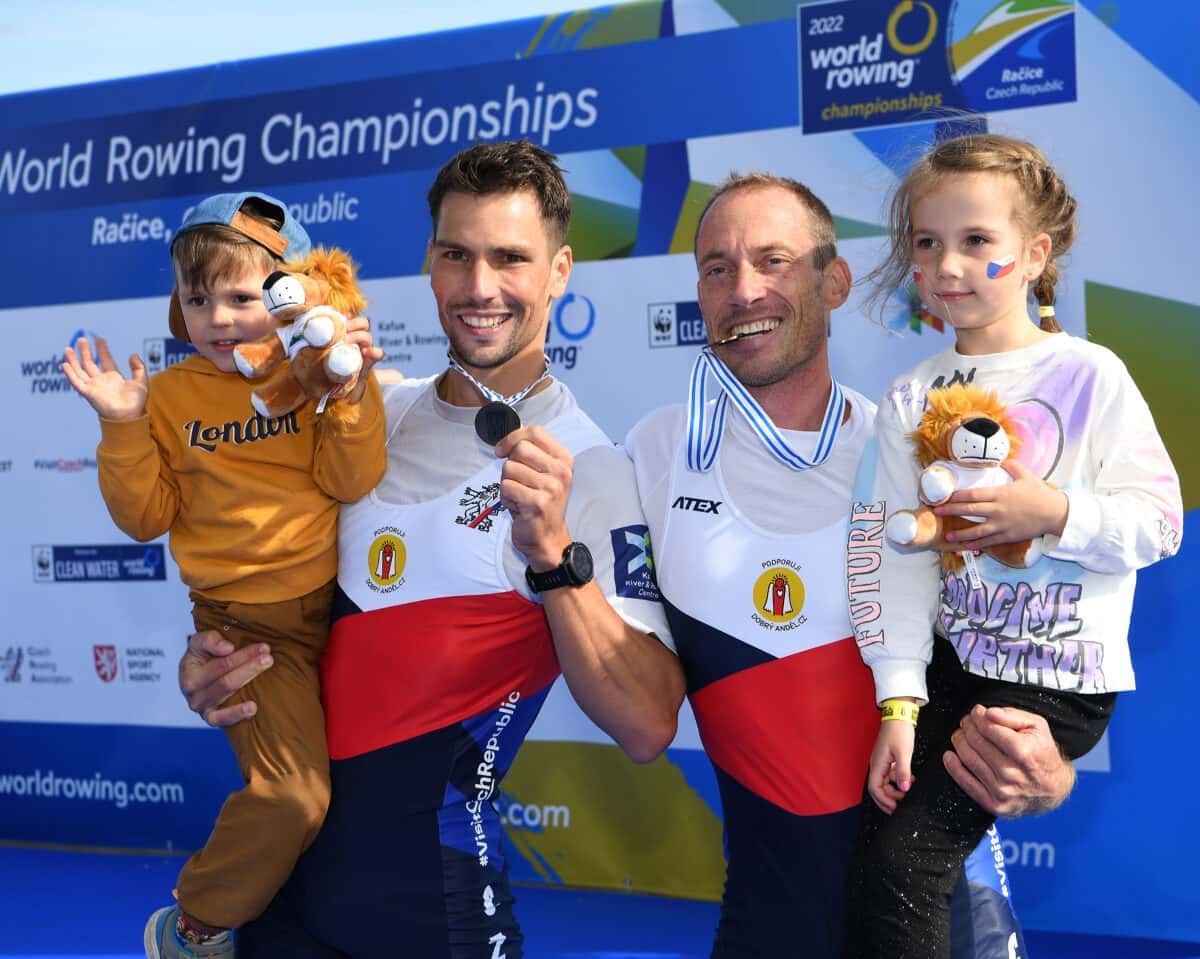 Day Six Podiums at the 2022 World Rowing Championships in Racice, Czech ...