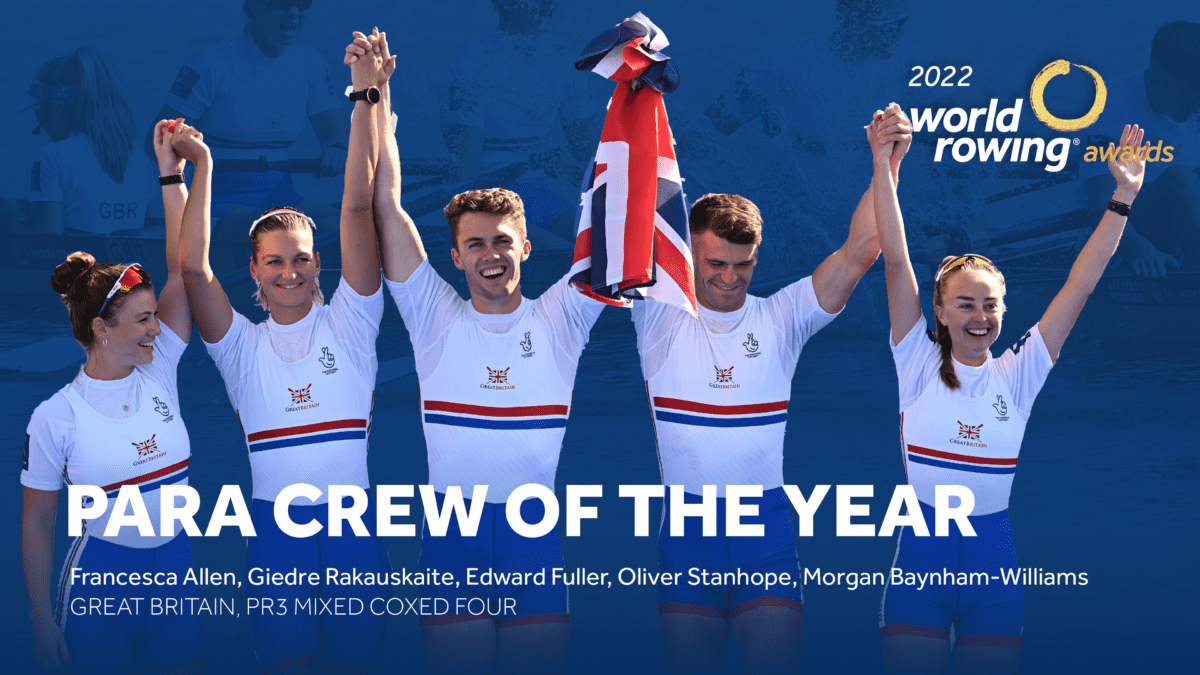 The best in rowing honoured at the 2022 World Rowing Awards World Rowing