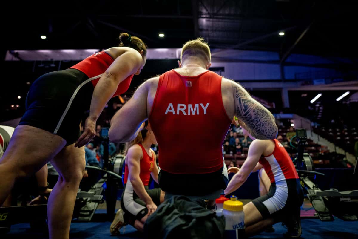 Indoor Rowing Army The British Army gets ready to compete against the World - World Rowing