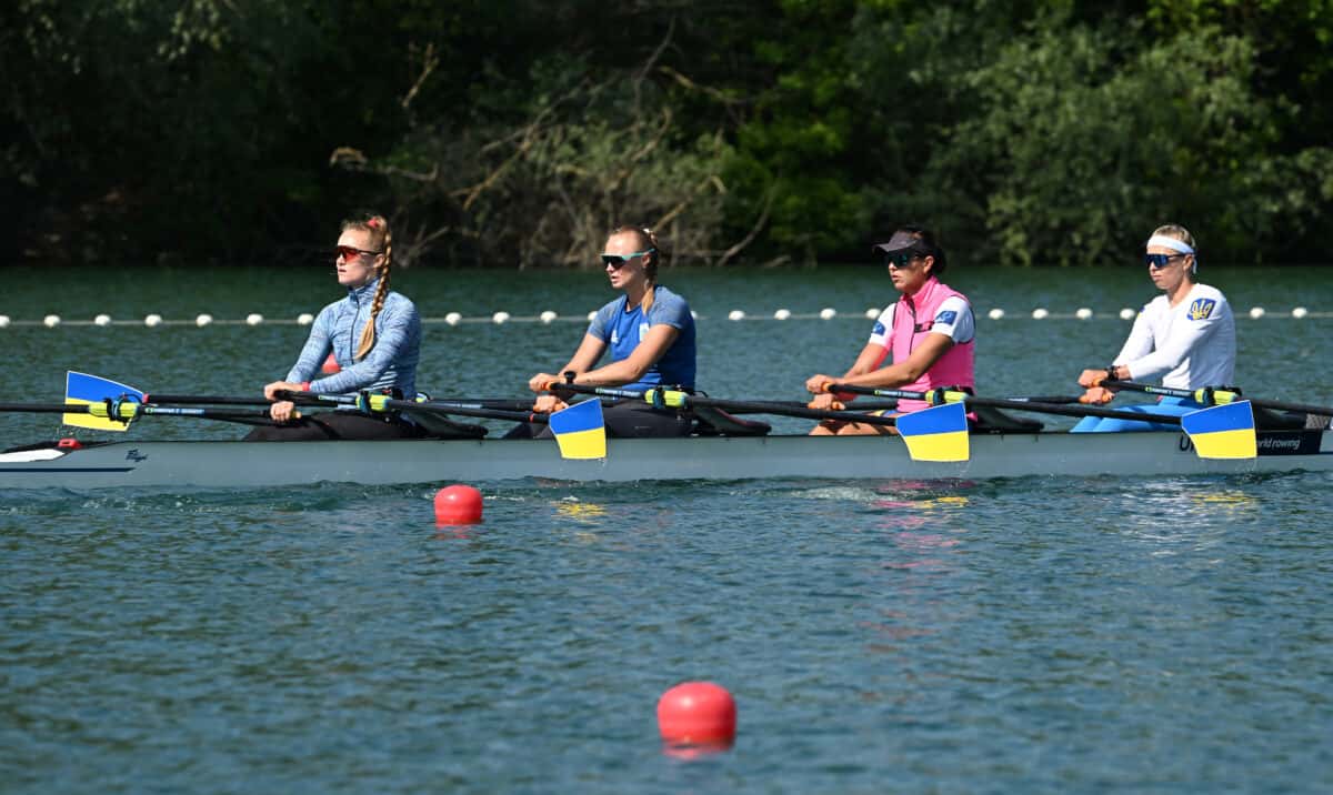 2023 World Rowing Cup I Zagreb, Croatia Women's Quadruple Sculls