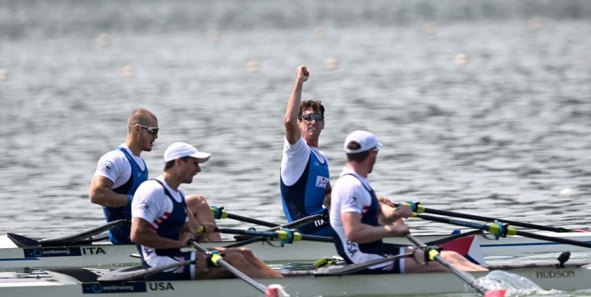 Italy World Rowing Course Tuesday debrief: Top speed and tears shed on Lago di Varese - World Rowing
