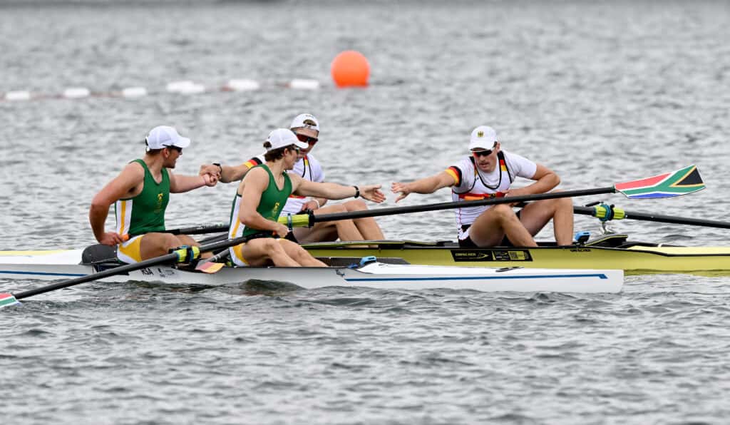 Day Three Racing (2) at the 2023 World Rowing Under 19 Championships in ...