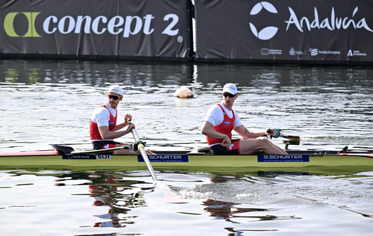 Italy World Rowing Course 2024 World Rowing Cup I - Varese, Italy - Men's Pair (M2-) A-final