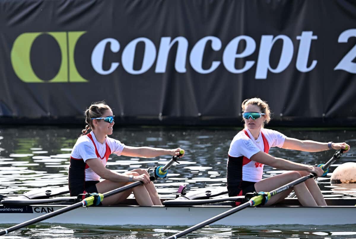 Italy World Rowing Course 2024 World Rowing Cup I - Varese, Italy - Lightweight Women's Double ...