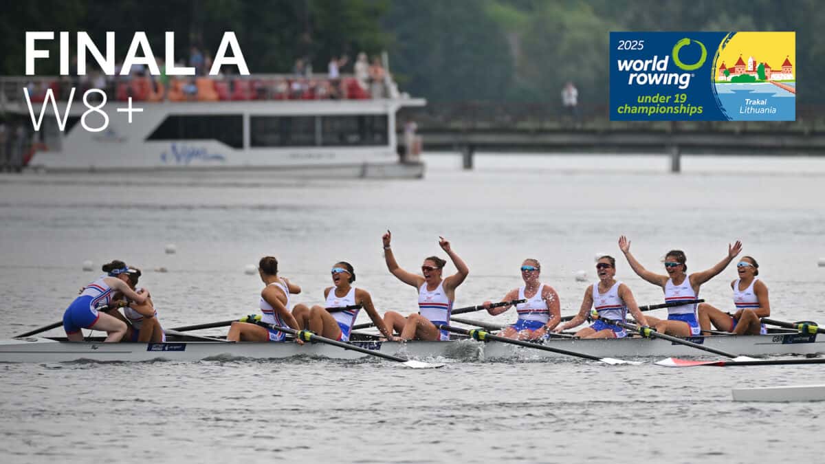 2025 World Rowing Under 19 Championships - Under 19 Women's Eight A-Final
