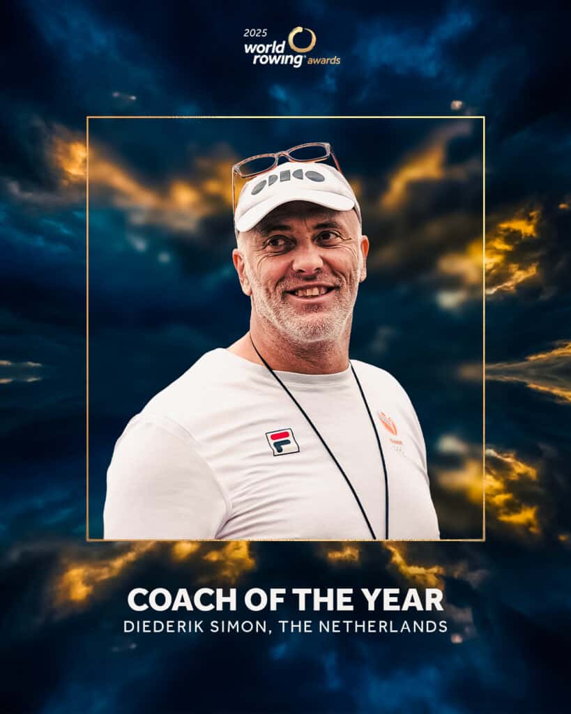 Diederik Simon, 2025 World Rowing Coach of the Year